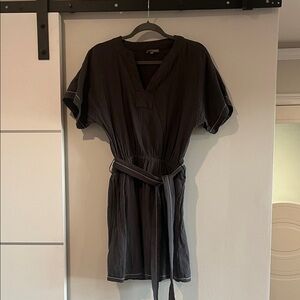 Lilla P V-Neck Dress with Belt